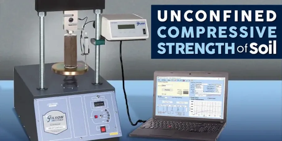 Illustrative image of Unconfined compression test (UCS) in Baton Rouge